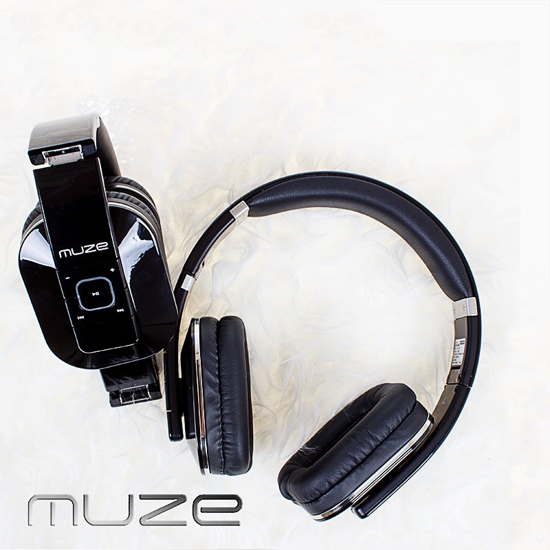 Polytron MUZE Wireless Bluetooth Headphone PHP ZB1- Hitam