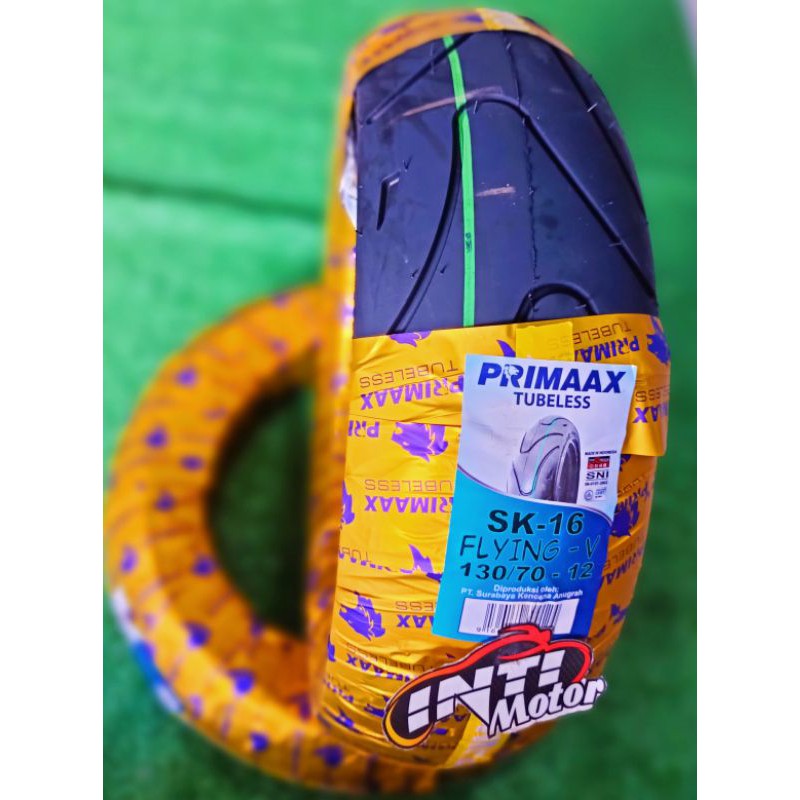 Ban SCOOPY 130 70 ring 12 KSR PRIMAAX sk 16 TUBLES VESPA RING12 TERBARU BAN PRIMAX BARU BELAKANG 130