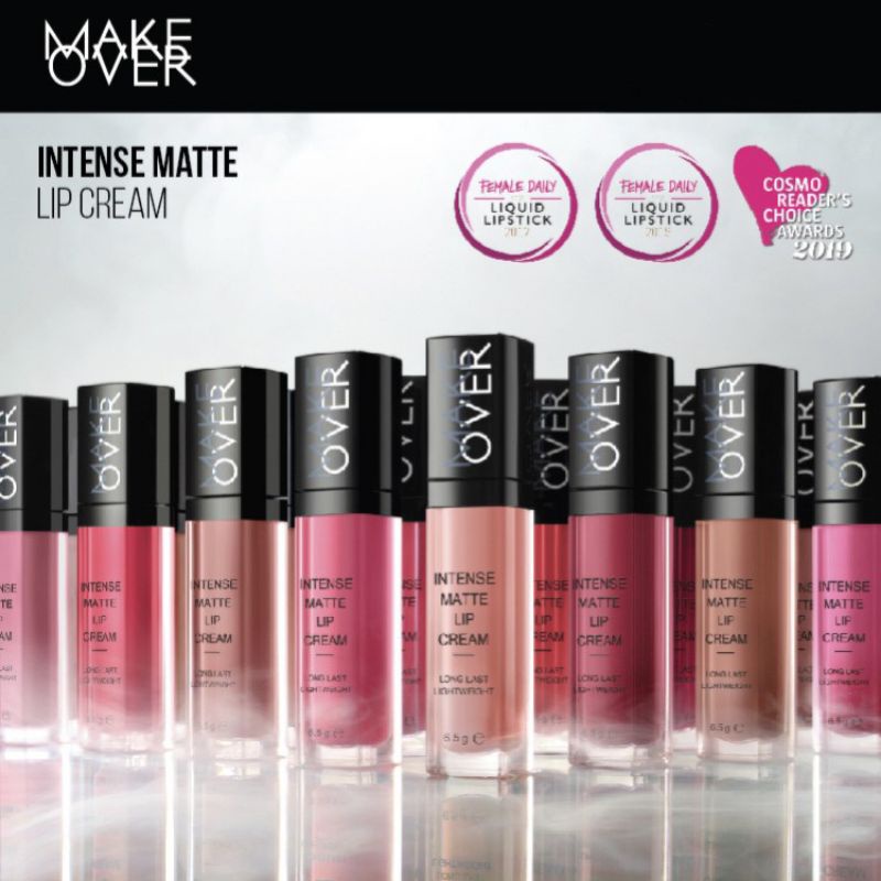 MAKE OVER INTENSE MATTE LIP CREAM | MAKE OVER LIP CREAM TERBARU