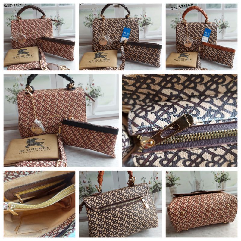 Tas Pesta Wanita BB Cluny Free Dompet Top Handle