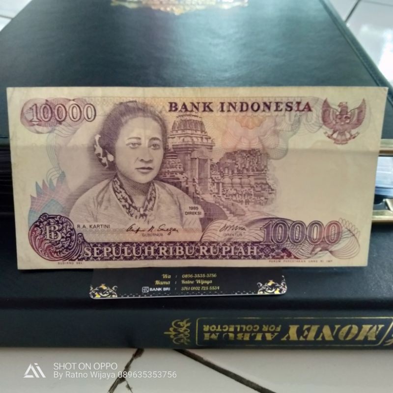 uang kuno kartini 10ribu