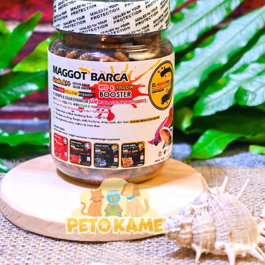 El Barca Udang Kering Maggot BSF | Kecil 30 gram | udang pro maggot bsf xtra red yellow blue multi c