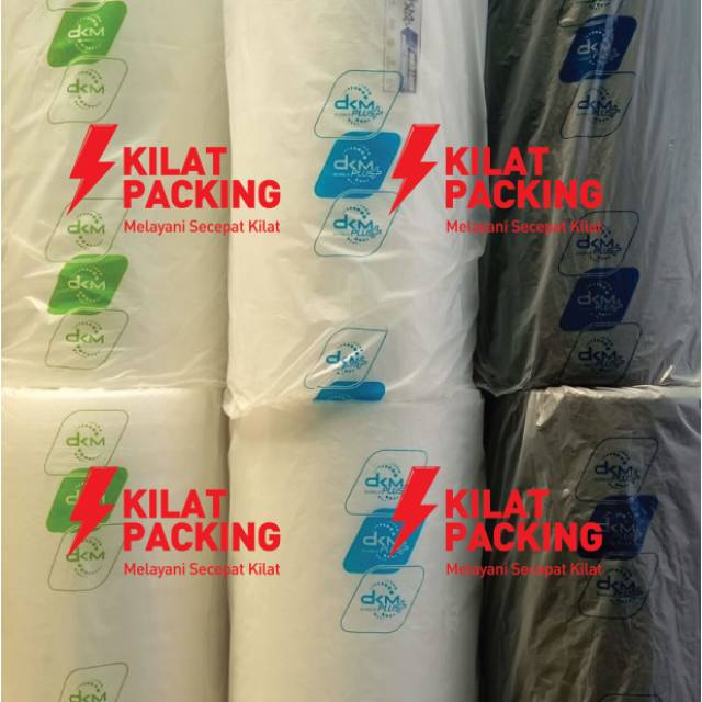 

InJO Bubble Wrap Bening packaging Biru Premium Quality (Gosend/Grab) 125 CM x 50 M