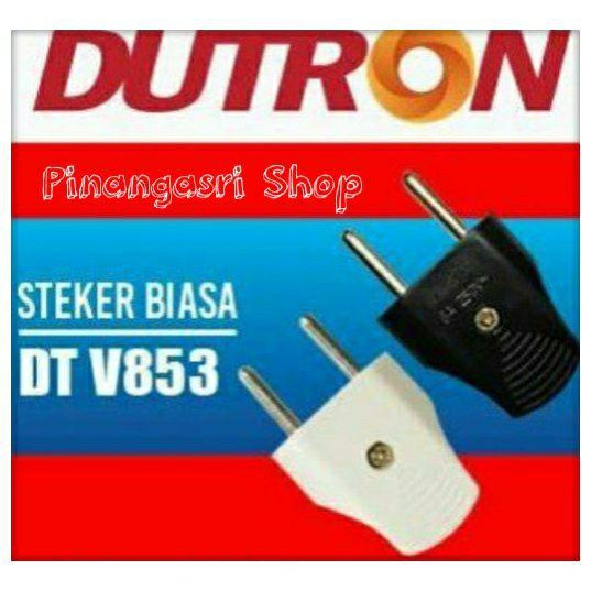 STEKER COLOKAN LISTRIK GEPENG PUTIH HITAM DUTRON SNI Mirip STEKER COLOKAN LISTRIK GEPENG PUTIH HITAM DUTRON SNI Mirip