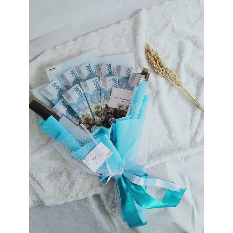 Money Bouquet 500k for custom by Moyflower