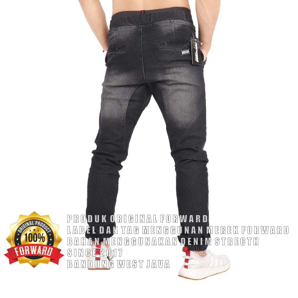 Celana Joger Jogger Denim Jeans Pria Pria Original Forward