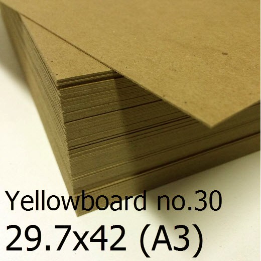 

Yellow board no.30 / bot karton hard board - 29.7x42 (A3)