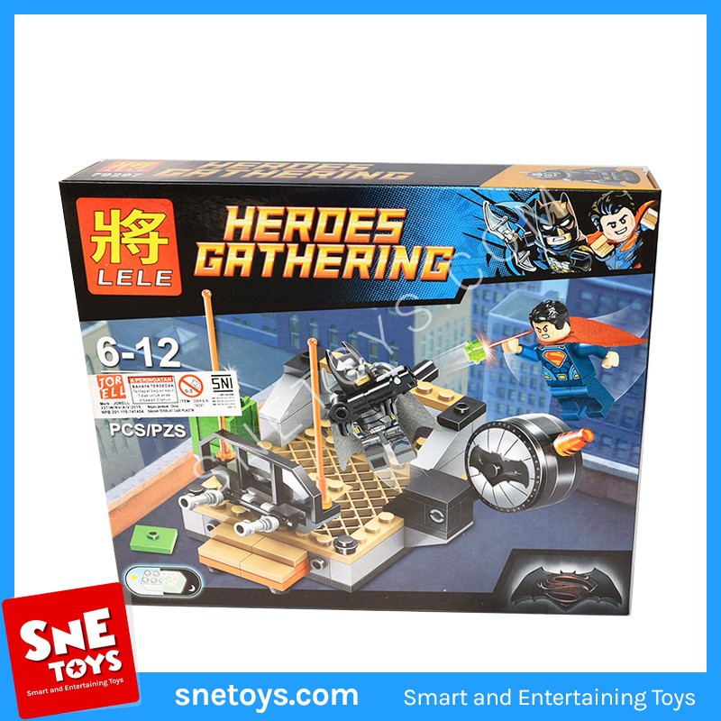 LELE Block Batman VS Superman Hero Gathering 79297