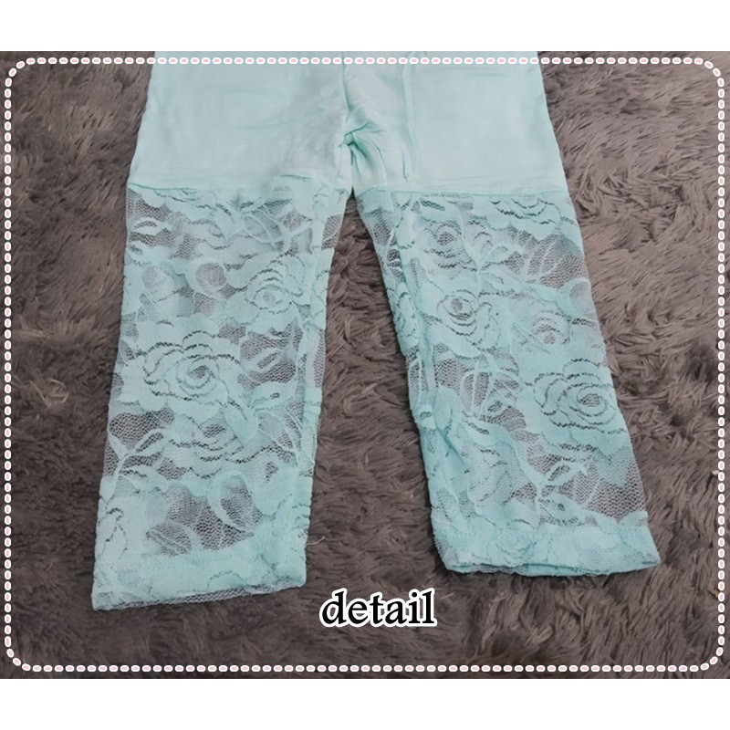 Legging anak import merk J2 Legging Fashion D0972 Mint