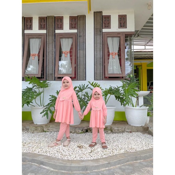 GAMIS ANAK SHERYL/ONE SET  ORI DESMONDA HIJAB