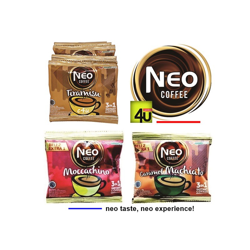 NEO Coffee Kopi Instan Rasa Millenials Paket ECER 5 NEO Coffee Kopi Instan Rasa Millenials Paket ECER 5