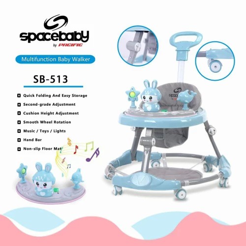 Spacebaby Baby Walker - SB513 / Kereta Bayi