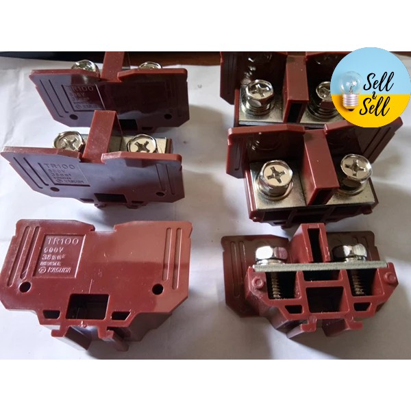Kasuga Terminal Block TR100 Brown / Terminal Blok Kasuga TR 100 Coklat