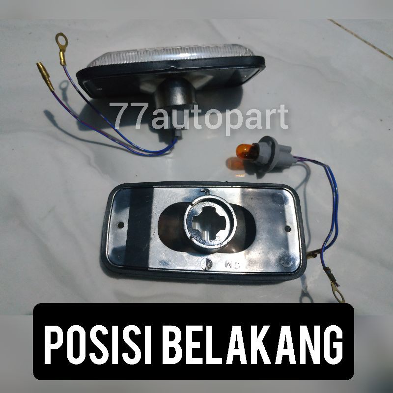 lampu sen spakbor suzuki katana model kristal set