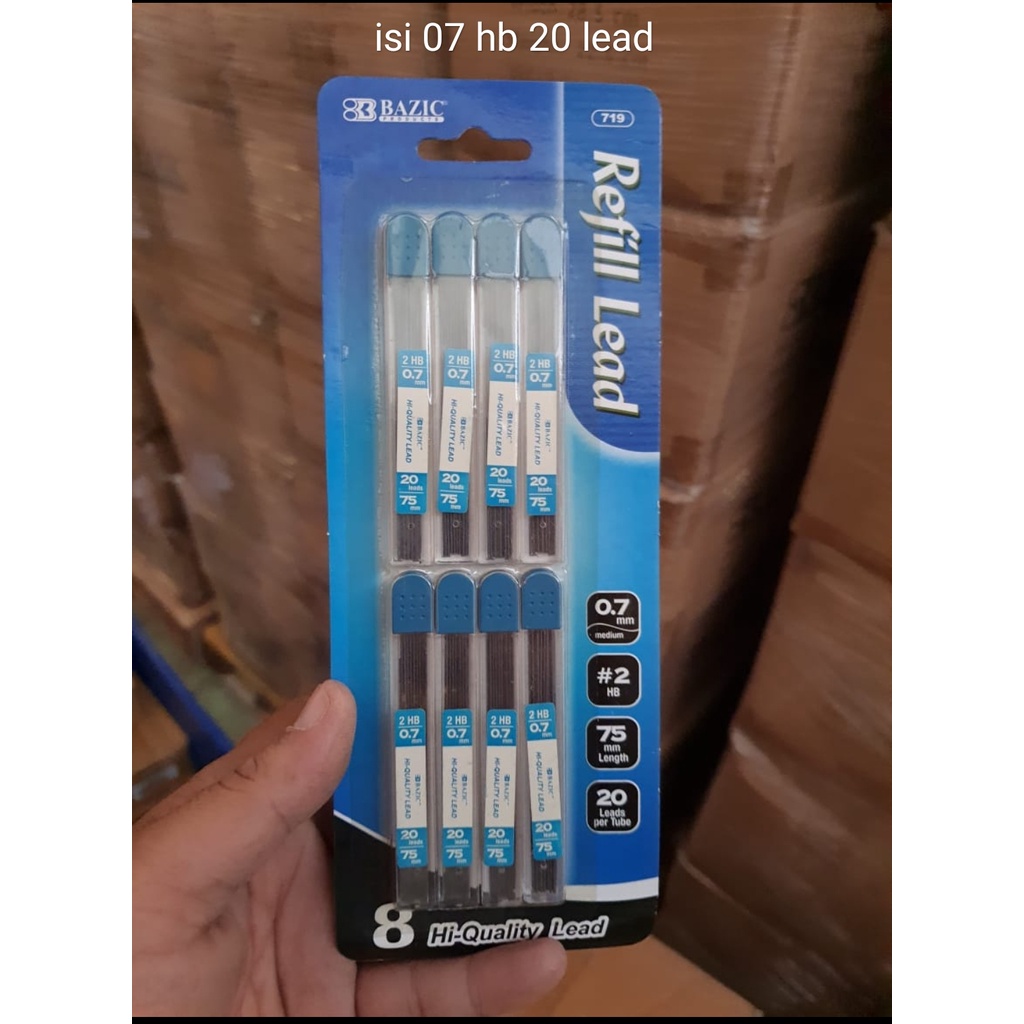 

isi pensil mekanik 07 bazic isi 20 7.5 cm
