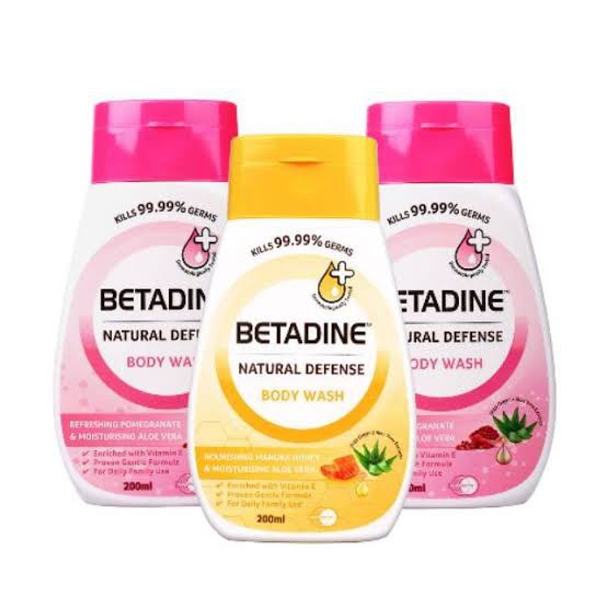 BETADINE BODY WASH 200ml - Sabun Mandi Anti Bakteri