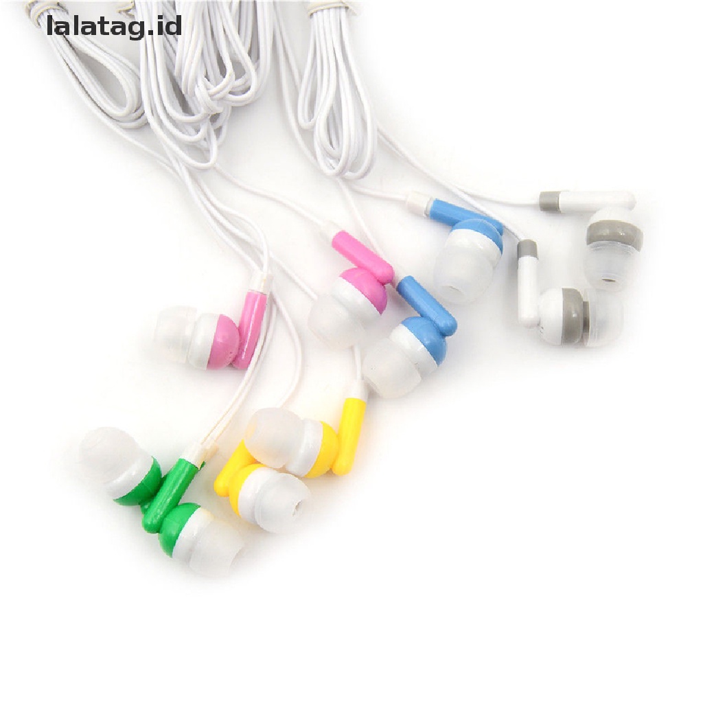 (Flyag) Headset Earphone Earbuds In-ear Kabel Stereo Noise Isolag Dengan Mic Untuk Sport