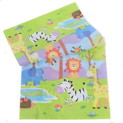 Decoupage Napkin - Tissue Decoupage 2Ply AN - Animal Forest