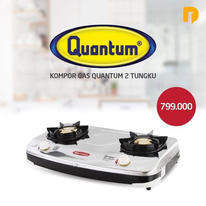 Quantum Kompor Gas 2 Tungku Ajrip8Vhr3