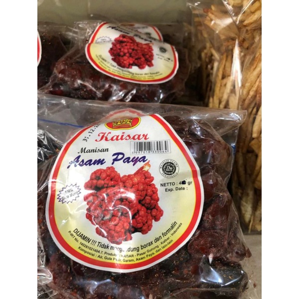 

MANISAN ASAM PAYA 400gr PRODUKSI KAISAR , ATAP SON , ATAP SENG , ATAPSON CIAN THONG