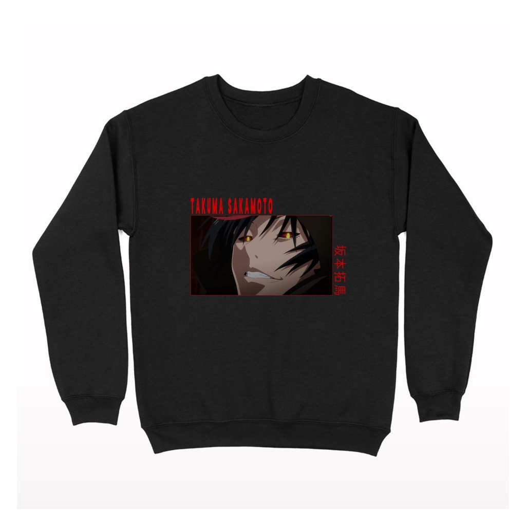 SWEATER CREWNECK MANGA TAKUMA SAKAMOTO ISEKAI MAOU TO SHOUKAN SHOUJO ANIME SHERA L.GREENWOOD REM