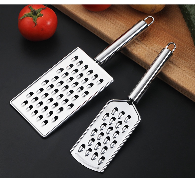 Parutan Keju Serbaguna Stainless Steel / Parutan Multifungsi /Parutan Keju &amp; Kentang Stainless Steel