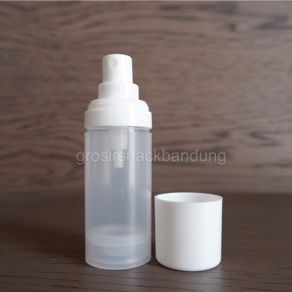 Botol Airless Spray 30ml Botol Serum Airless Pump Kosmetik Skin Care 30ml