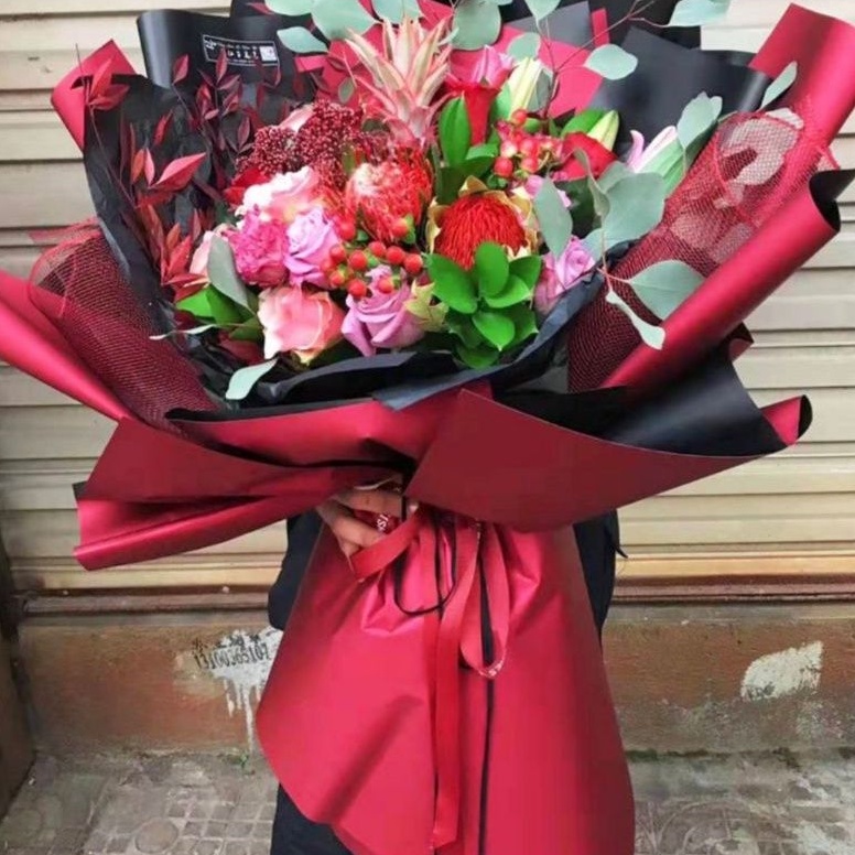[TERMURAH!!] BICOLOR 2/2 Flower Wrapping Paper  / Kertas Cellophane / Kertas Bunga / Kertas Kado