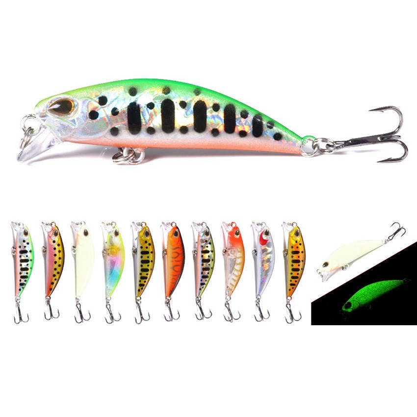 Minnow Lure Ultralight Sinking 5cm 5gr  Replika Tsurinoya Ryuki 50s Umpan Pancing