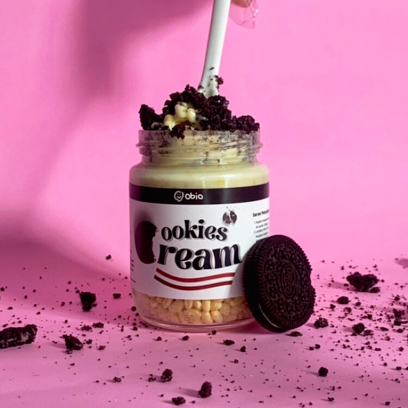 Choco Jar - Cookies Cream (Obio Crunch) 250gr- (Cemilan Viral Tiktok / Choco Crispy)