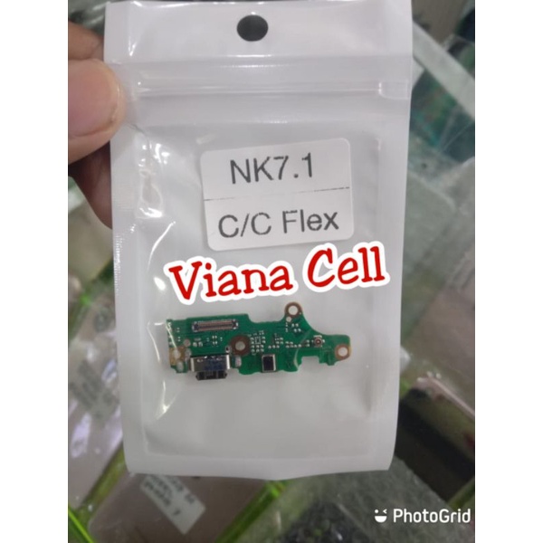 FLEXIBLE BOARD KONEKTOR CHARGER CAS NOKIA 7.1 ORI FLEXIBEL CONNECTOR