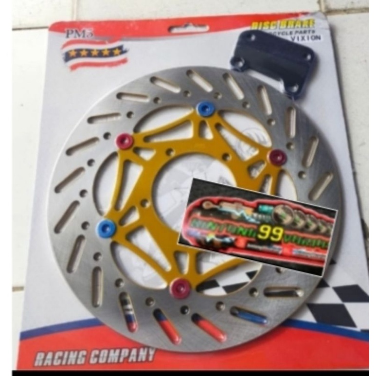 Piringan Cakram Variasi Rem DEPAN Disc Brake VIXION racing Tiger new