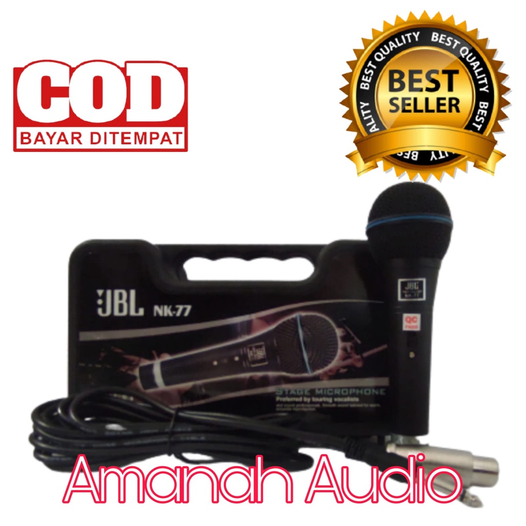MIC KABEL JBL NK 77 / MICROPHONE JBL KABEL NK-77 / MIC JBL NK77