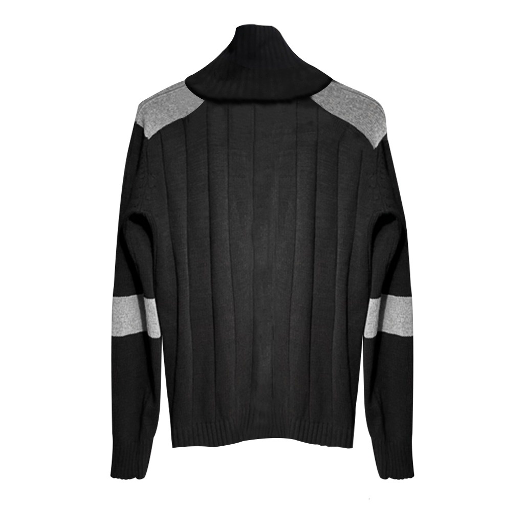 Sweater turtleneck resleting zipper 7get halus dan tebal