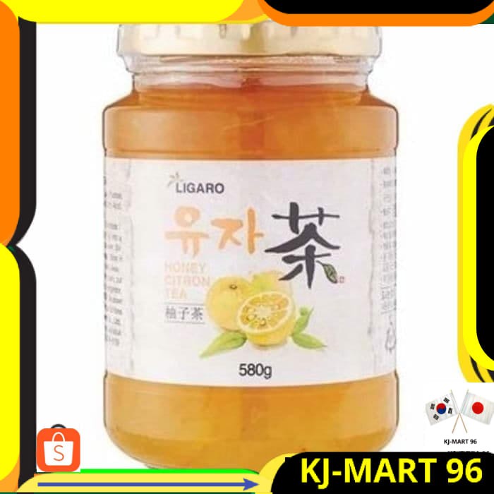 

MINUMAN KOREA HALAL/KOREA DRINK LIGARO JERUK MADU CITRON TEA 580 GR