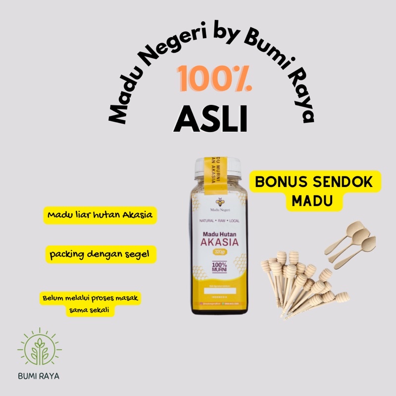 

MADU MURNI HUTAN AKASIA 1kg/MADU LIAR AKASIA MURNI