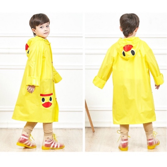 Jas Hujan Anak Karakter Cartoon Animal Children Waterproof Raincoat