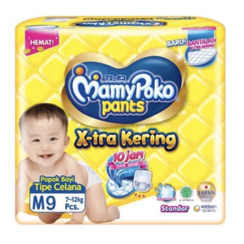 Mamypoko Pants M9 E-tra Kering Celana