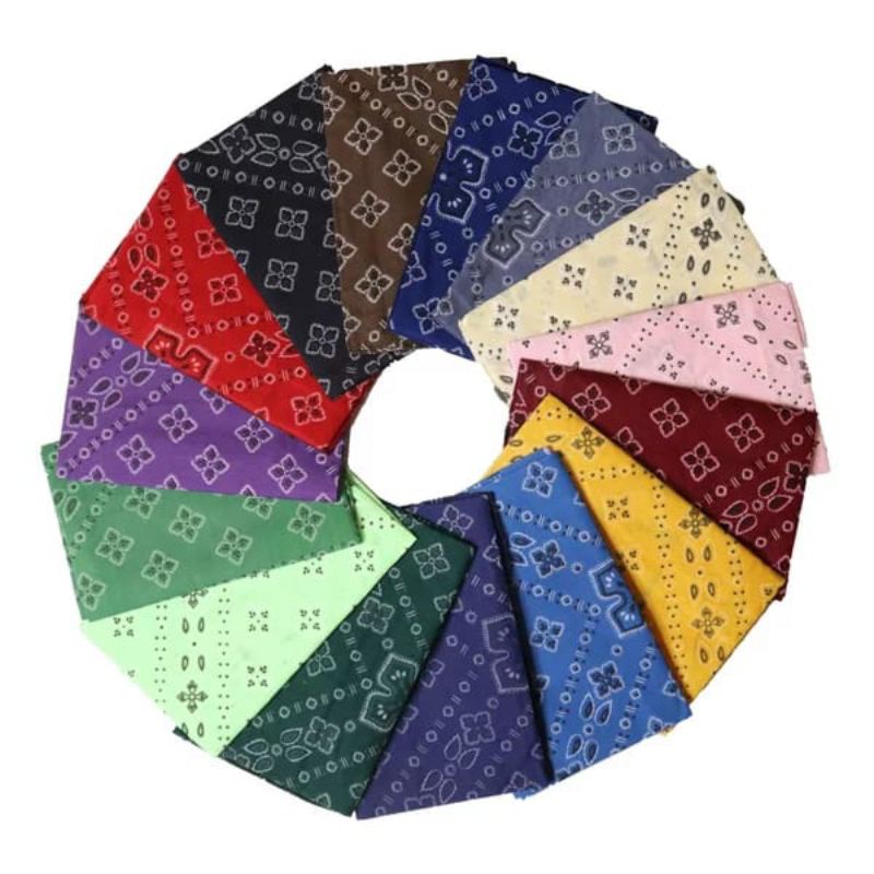 Distributor Masker Slayer Retro Saputangan Bikers Slayer Motif Batik Headband Ikat Kepala Multifungs