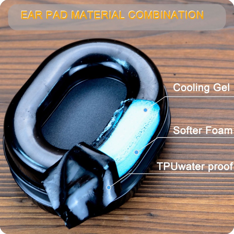 Btsg Pad / Bantalan Telinga Bahan Gel Pendingin Breathable Tahan Lama Untuk Headphone Kaira PRO