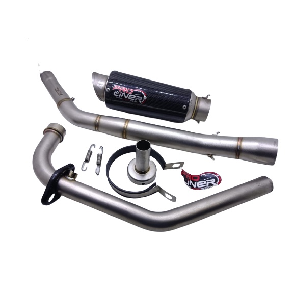 Knalpot Proliner CBR 150 New K46 TR1 LED Carbon