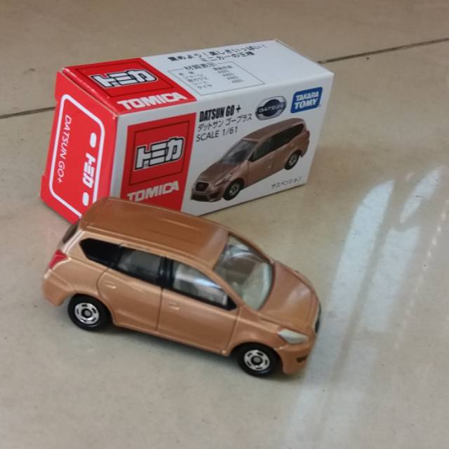 TOMICA DATSUN GO+ BROWN TAKARA TOMY DIECAST HATCHBACK CITY CAR SUV MPV MOBIL OJEK ONLINE GO PLUS AAA