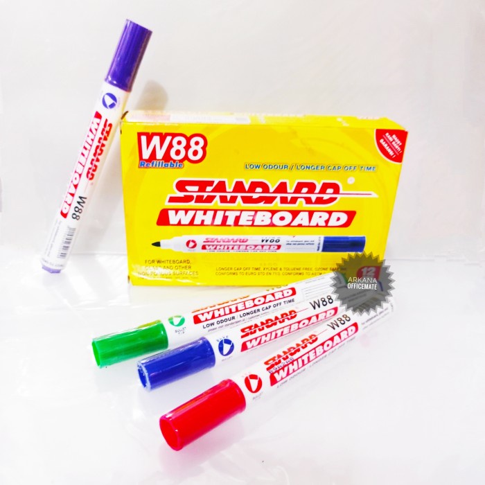 

Menakjubkan Spidol Whiteboard Standard W88 Varian Warna Per Pack Promo