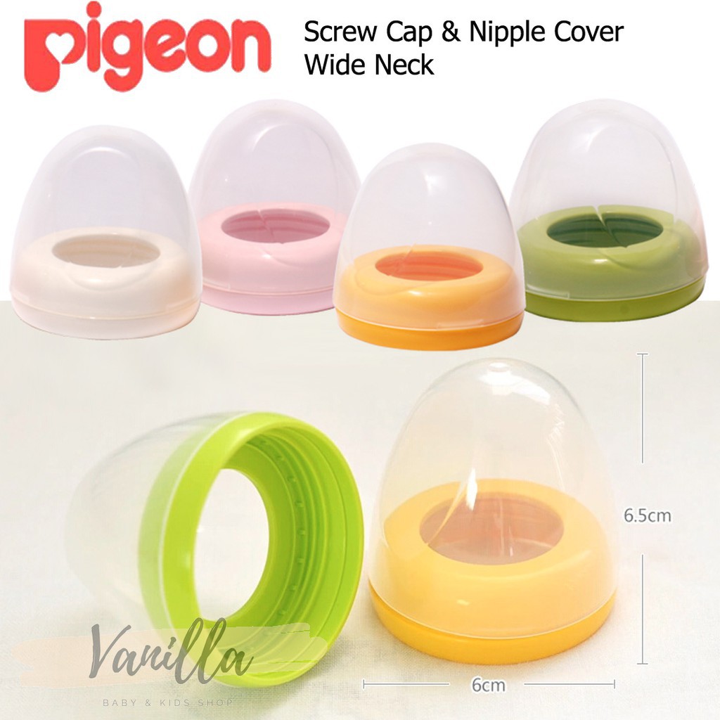 PIGEON - SCREW CAP AND NIPPLE BOTTLE / TUTUP BOTOL BAYI