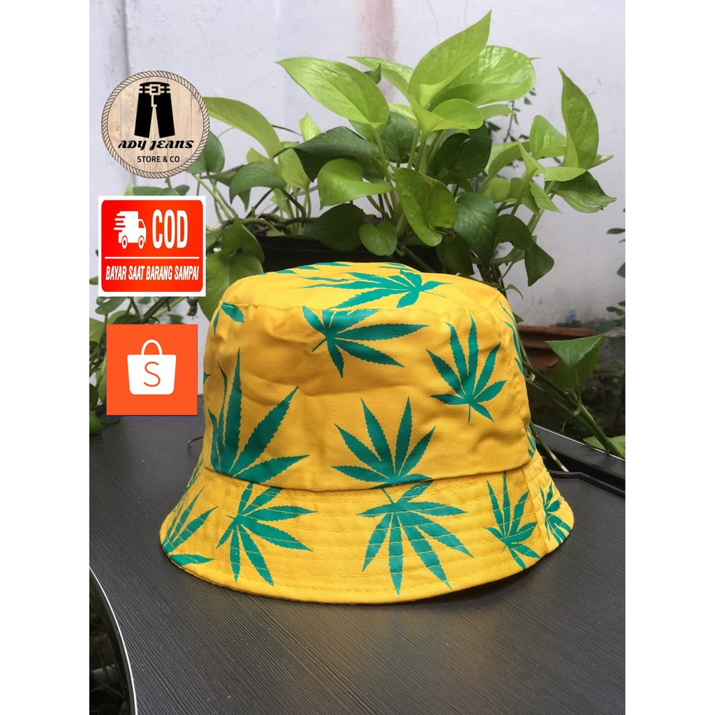 Topi Distro Bucket Sablon Rasta Pria / Topi Bucket Sablon Rasta Distro Pria