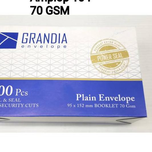 

BIG SALE!! KODE-288 Amplop Putih 104 GRANDIA