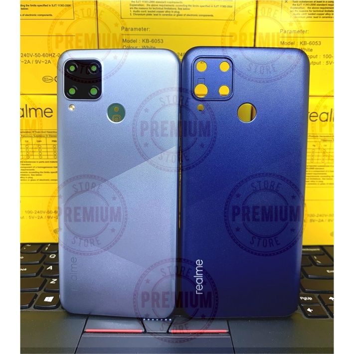 BACKDOOR BACK REALME C15 CASING HP REALME C15 NEW