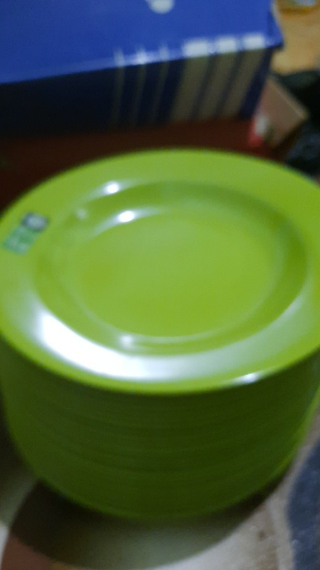 Piring Melamin Golden Flying Fish 0917