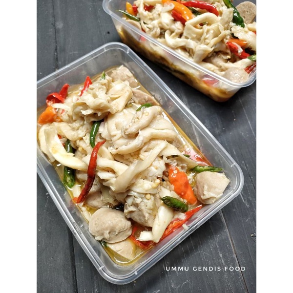

Tumis Jamur Tiram Bakso 450gr Frozen food