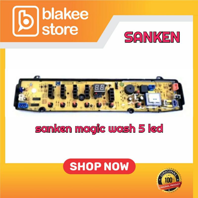 Modul.pcb mesin cuci sanken magic.wash original program